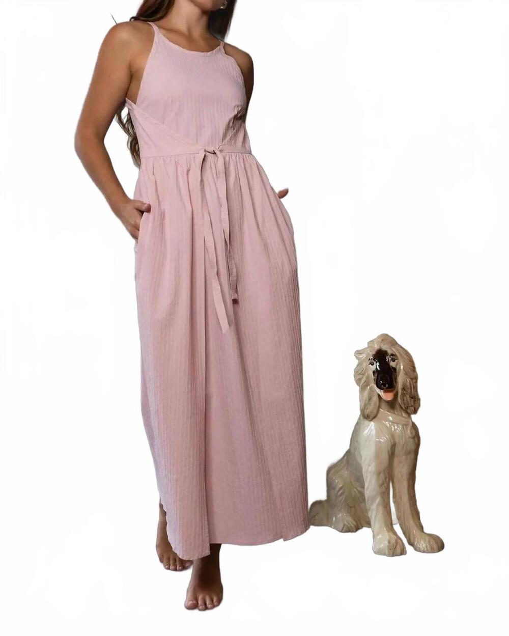 NEW FOEMINA chelsea maxi dress in rose